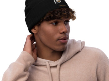 Ribbed knit beanie